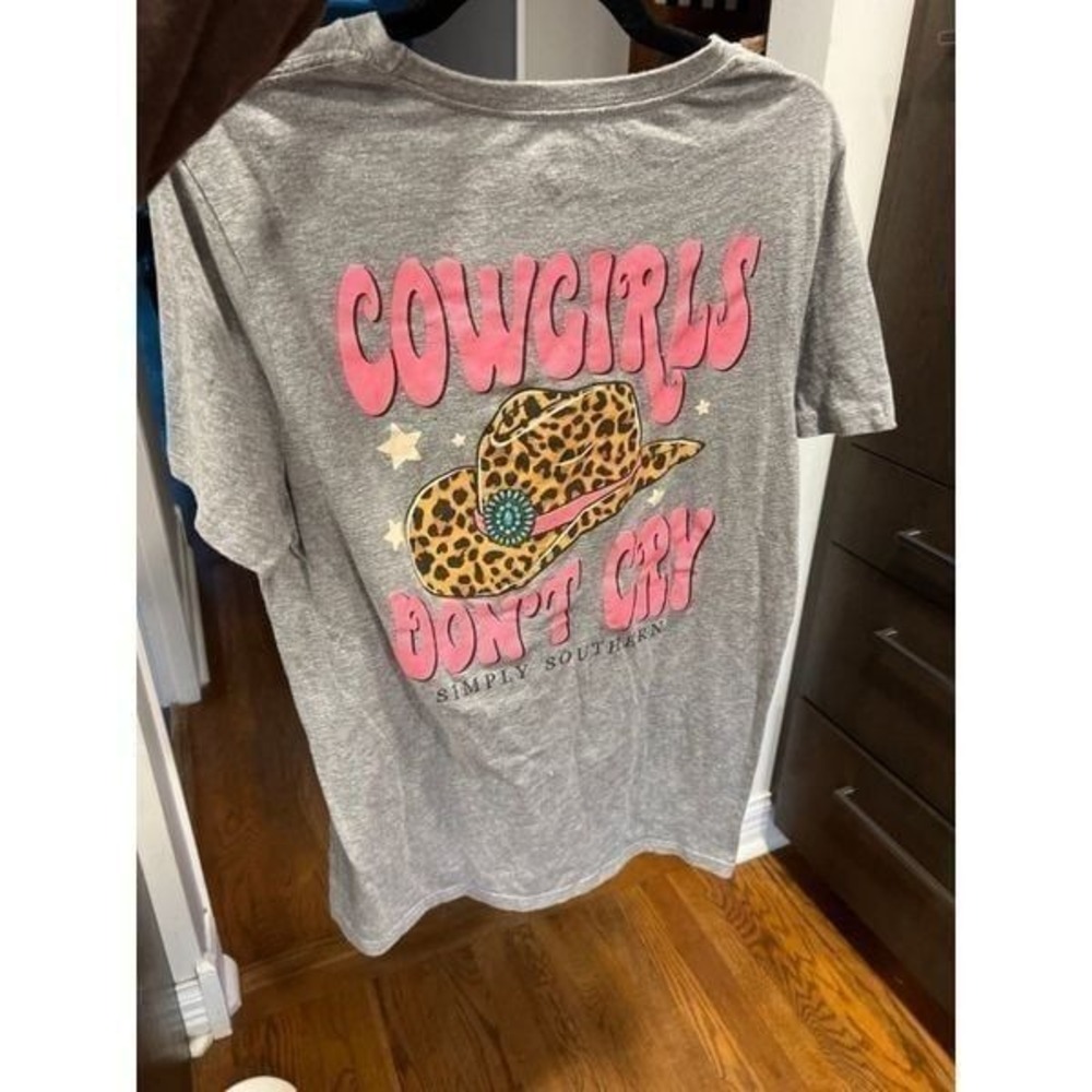 Simply southern shirt‎ cowboys don't cry woman's Large